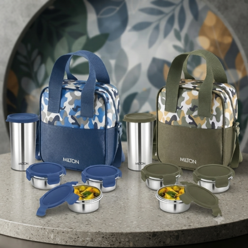 Camo Feast Stainless Steel Milton Lunch Box Set